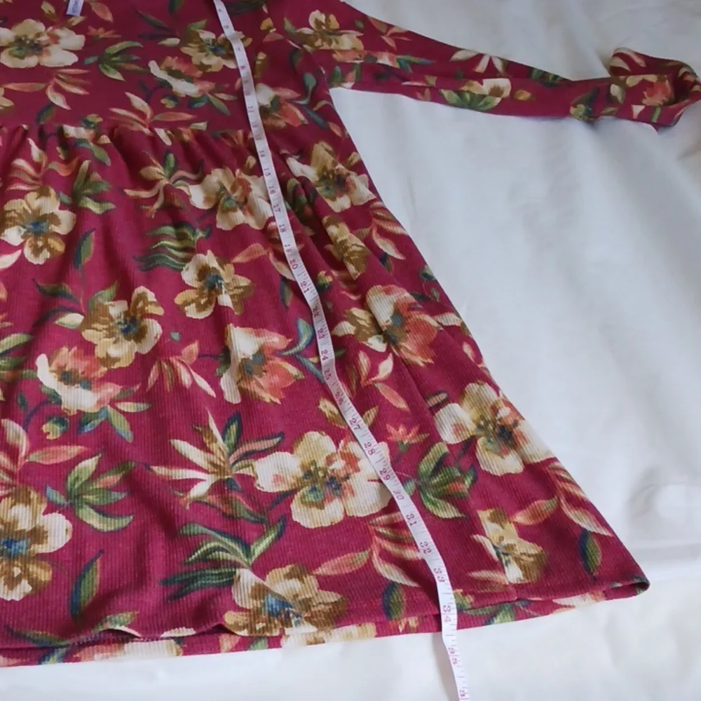 Watermelon Floral Tunic Size Large